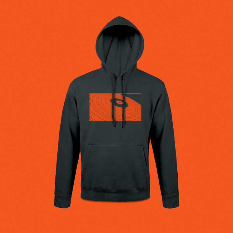 Sweat capuche Noir Couleur