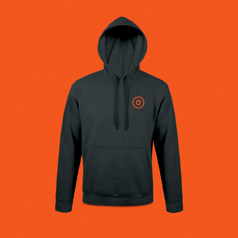 Sweat capuche couleur sale