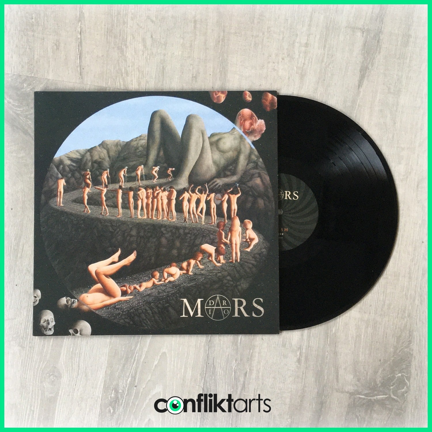 Pressage vinyle unité Vinyle petite quantité Presser un vinyle Confliktarts